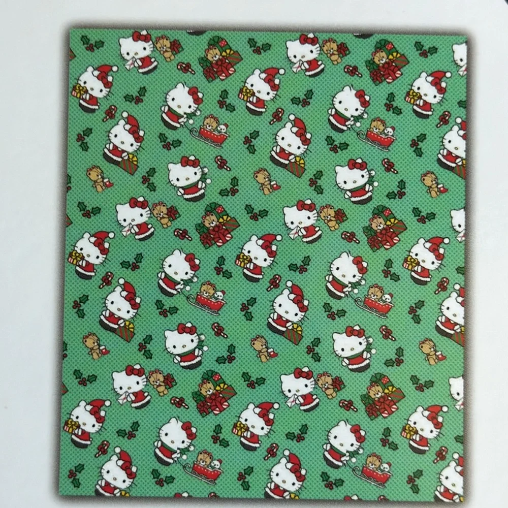 Hello Kitty Christmas Blanket 60x70 Teddy Bear Santa Holiday Throw NWT Soft Plus